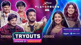 Playground 4 Tryouts  EP 1 Highlights  Elvish Yadav Munawar Mythpat Mortal  AmazonMXPlayer [upl. by Getter828]