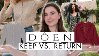 Doen Fall Collection Haul  Keep vs Return [upl. by Lizabeth]