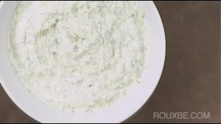 How to Make Tzatziki Sauce Greek yogurt dip [upl. by Llerdnod]