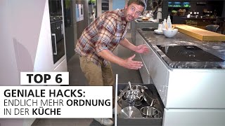 Mit diesen 6️⃣ Hacks kannst du deine Küche organisieren und Ordnung halten  INTERIYEAH [upl. by Saltzman]