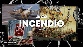 arca  incendio letra [upl. by Airetak]