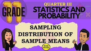 SAMPLING DISTRIBUTIONS OF SAMPLE MEANS  GRADE 11 STATISTICS AND PROBABILITY Q3 [upl. by Canfield]