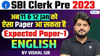 SBI Clerk 2023  SBI Clerk English  SBI Clerk English Most Expected Paper  Vishal Parihar [upl. by Mundt]