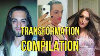 Boy To Girl Hormone Transformation Compilation [upl. by Heda]