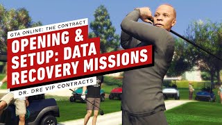 GTA Online The Contract  Dr Dre Opening amp Setup Data Recovery Missions [upl. by Hanahsuar]