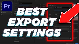 Best Export Settings for Premiere Pro 2023 [upl. by Hourihan76]