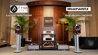 Loa Fyne Audio F500SP  Ampli Marantz PM7000N  Bookshelf Cỡ Nhỏ Quá Chất  Made in UK [upl. by Brena764]