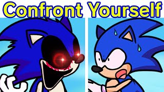 Friday Night Funkin VS SONICEXE  Confronting Yourself  Run Sonic Run FNF ModFake Evil Sonic [upl. by Serle]