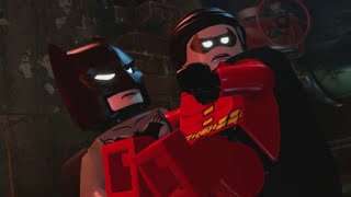 LEGO Batman 3  100 Guide 1  Pursuers in the Sewers All Collectibles  Minikits Red Brick etc [upl. by Pavlov]