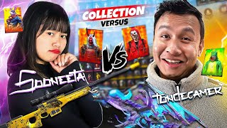 Sooneeta Vs Tonde Gamer The End Collection Battle 😜Free Fire Max [upl. by Carhart627]