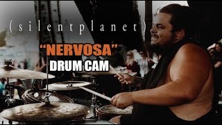 Alex Camarena  Silent Planet  Nervosa  Drum Cam LIVE [upl. by Akem]