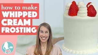 Whipped Cream Frosting [upl. by Ellehcen]