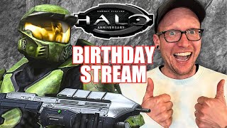 Streaming Halo because I can 🎂 [upl. by Ekusuy76]