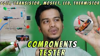 Test all component using a DIY components tester [upl. by Atazroglam242]