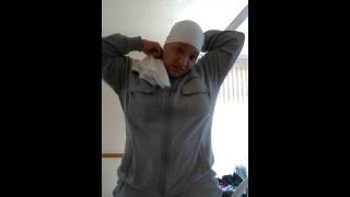 How to tie a tshirt head wrap [upl. by Aniela]