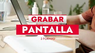 🔥TOP 3 Los MEJORES programas para grabar pantalla gratis 2024 [upl. by Orly128]