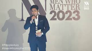 Coco Martin accepts PeopleAsias quotMen Who Matterquot 2023 Award [upl. by Darleen]