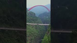 Chongqing Dadonghe Iron Cable Bridge without piers and cablestayed ropes [upl. by Sillyhp157]