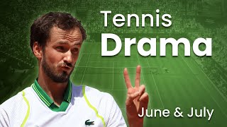 Tennis Angry Moments amp Drama  June amp July 2023 [upl. by Leiria]