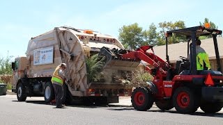 Bulk Trash ⇨ 27 YD McNeilus Rear Load Garbage Truck [upl. by Mercola]