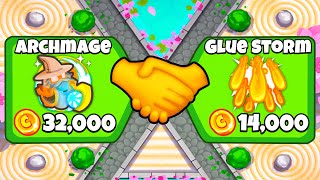 So I tried this tower combination and its broken Bloons TD Battles 2 [upl. by Idihc]