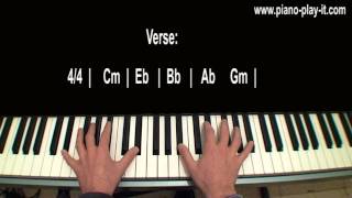 Jar of Hearts Piano Tutorial Christina Perri [upl. by Vitale]