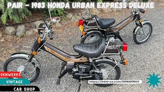 1983 Honda Urban Express Scooter  Denwerks  Bring a Trailer [upl. by Pallaten]