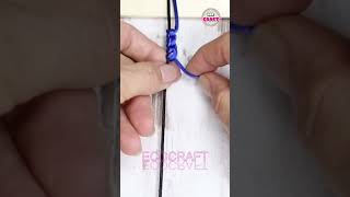 Como hacer el NUDO ALONDRA en MACRAME diy pulseramacrame bracelet [upl. by Melcher]