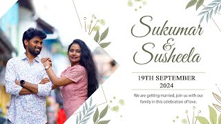 Shalem Sukumar amp Mary Susheela WEDDING LIVE 19092024 [upl. by Aeniah809]