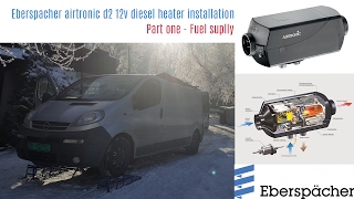 Eberspacher airtronic d2 diesel heater installation Part 1 [upl. by Hrutkay]