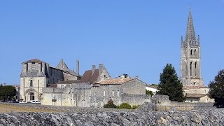 Village de SaintEmilion et ses célèbres vignobles world famous wines HD [upl. by Adneram]