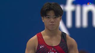 Asher Hong does the most difficult vault in the WORLD  US Olympic Gymnastics Trials [upl. by Harat]