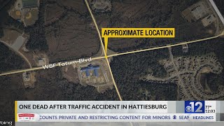 One killed in crash at Hattiesburg intersection [upl. by Sander]