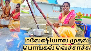 எங்களோட பொங்கல் celebration in மலேஷியாPongalTemple visitmalaysia tamil vlog [upl. by Girvin]