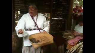 Traditional Cherokee Indian Basket Weaving [upl. by Kere274]