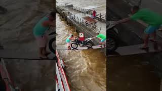 OH NO NO NO NO Bike falls in River with Max Animation meme shorts [upl. by Baer]