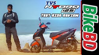 TVS NTORQ 125 Full Test Ride Review  Team BikeBD [upl. by Telfore]