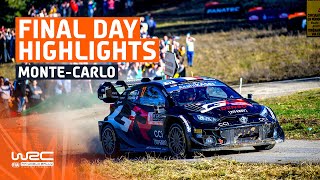 Final Day Highlights  WRC Rallye MonteCarlo 2024 [upl. by Anihsit]