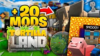 💎TOP 20 MODS de TORTILLALAND para MINECRAFT 1122  121 JAVA 😱SHADER  PACK 🐬 [upl. by Hayila712]