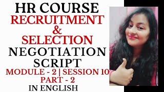 Negotiate Salary  HR Course  Session 10 salary negotiation offer hrcourse hr readywithhr [upl. by Nahtanaoj]