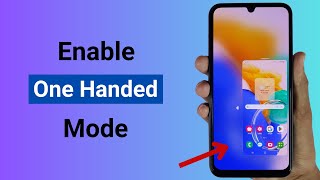 How to Enable or Disable One Handed Mode in Samsung M14 [upl. by Aehtrod]