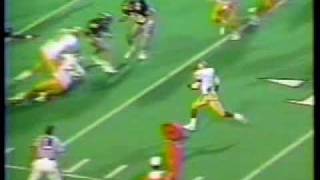 Baylor vs Texas Tech 1990  JJ Joe flip to Lee Miles [upl. by Aneetak]