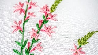 Hand Embroidery for Beginners  Learn Lazy daisy Outline Stitches  HandiWorks 96 [upl. by Gwyneth]