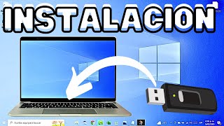 Simple Como Instalar Windows 10 desde Memoria USB En Disco Duro Nuevo [upl. by Alliuqet]