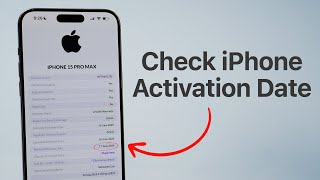 How To Check ANY iPhone Activation Date [upl. by Enomar]