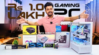 WHITE Rs 1 Lakh Gaming amp Editing PC Build 2024  Intel i512600K amp RTX 4060 Ti 🔥 [upl. by Coyle]