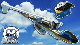 EJECTING PASSENGERS OUT OF PLANES  Stormworks Build and Rescue Gameplay  Plane Crash Survival [upl. by Joung]