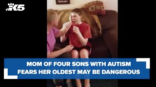 All four of their sons have autism  now one is turning dangerous [upl. by Akienaj337]