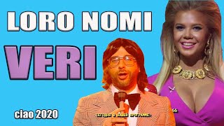 CIAO 2020 spiegazione di una RUSSA I nomi veri dei cantanti dello show Giovanni Urganti e altri [upl. by Lorri]