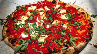 Thin and Crispy Margherita Pizza with Poolish Inspired by Frank Pepes in New Haven [upl. by Etta314]